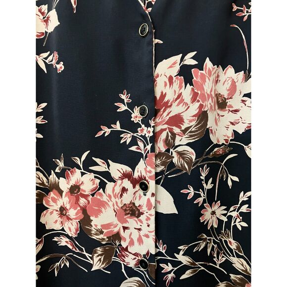 41 Hawthorn cropped sleeve floral shirt dress - Picture 6 of 10